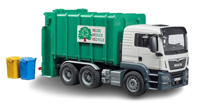 Bruder MAN TGS Rear Loading Garbage Truck (03763)