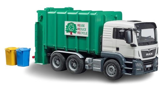 Bruder MAN TGS Rear Loading Garbage Truck (03763)