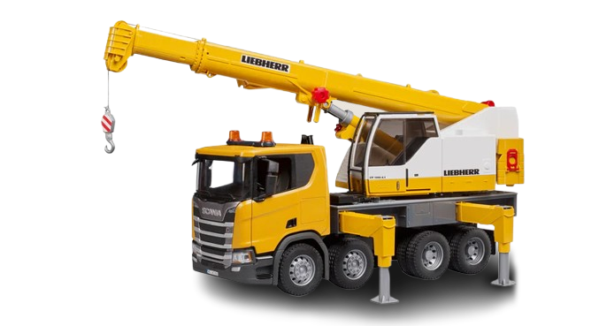 Bruder Scania Super 560R Liebherr Crane Truck with Light & Sound (03571)