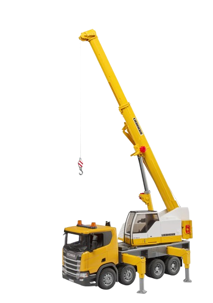 Bruder Scania Super 560R Liebherr Crane Truck with Light & Sound (03571)