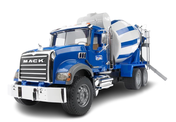 Bruder MACK Granite Cement Mixer Truck (02814)