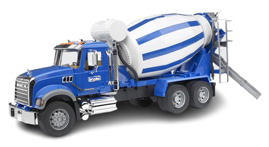 Bruder MACK Granite Cement Mixer Truck (02814)