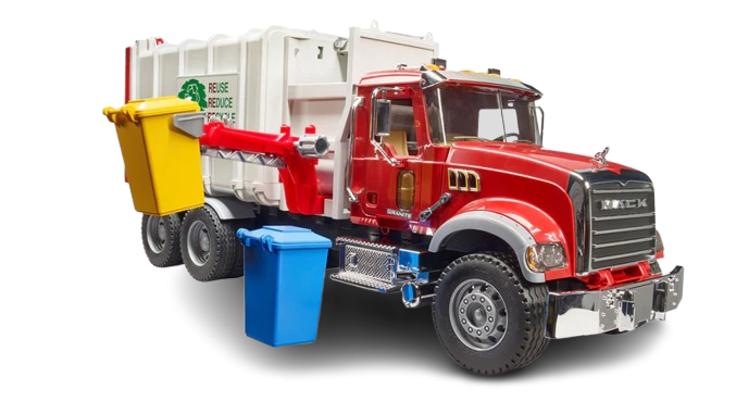 Bruder MACK Granite Side-Loading Garbage Truck (02811)
