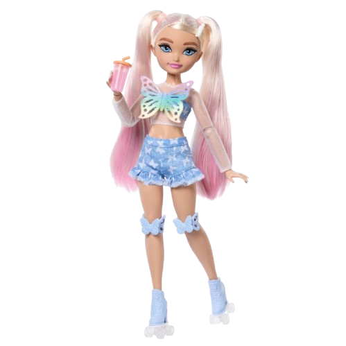 Barbie Dream Besties Malibu Roller Skating Fashion Doll (JFX96)