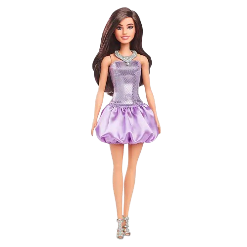 Barbie Fashionistas Doll #234 in Sequined Purple Dress (HYT92)