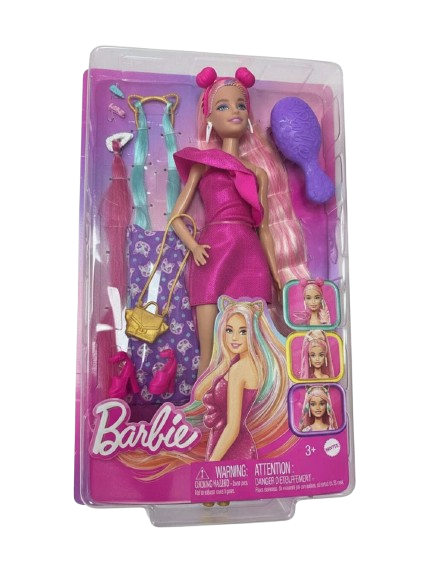 Barbie Fun & Fancy Hair Fashion Doll (JDC85)