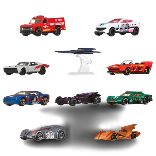 Hot Wheels Batman-Themed 10-Pack (JCT91)