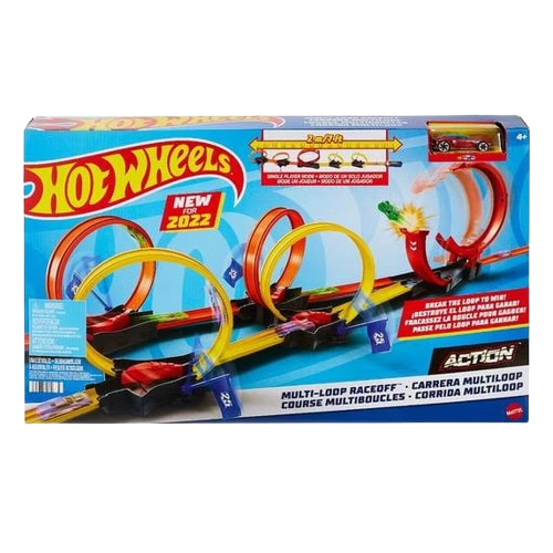 Hot Wheels Multi-Loop Race Off Playset (HDR83)