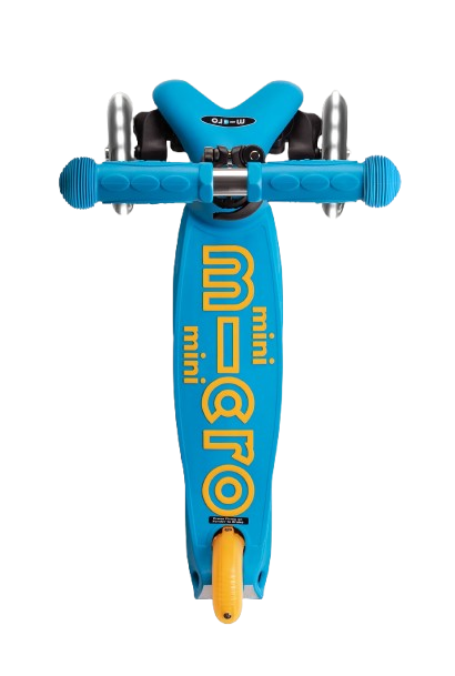 Micro Mini Foldable LED Scooter - Ocean Blue