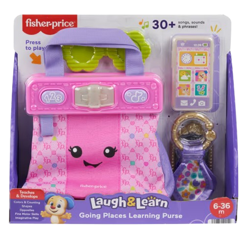Fisher-Price Laugh & Learn Going Places Learning Purse (HTW89)