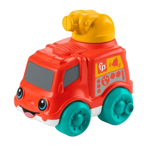 Fisher-Price Chime & Ride Fire Truck Push-Along Toy (HRP29)