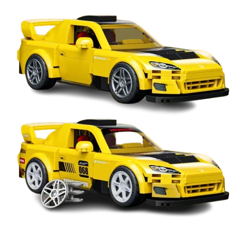 Hot Wheels '07 Honda S2000 Building Set - 257 Pieces (JFR88)