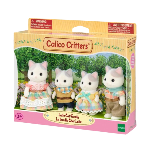 Calico Critters Latte Cat Family