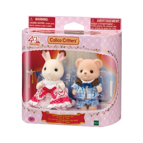 Calico Critters Anniversary Friends Set - Freya & Theo (40th Anniversary)