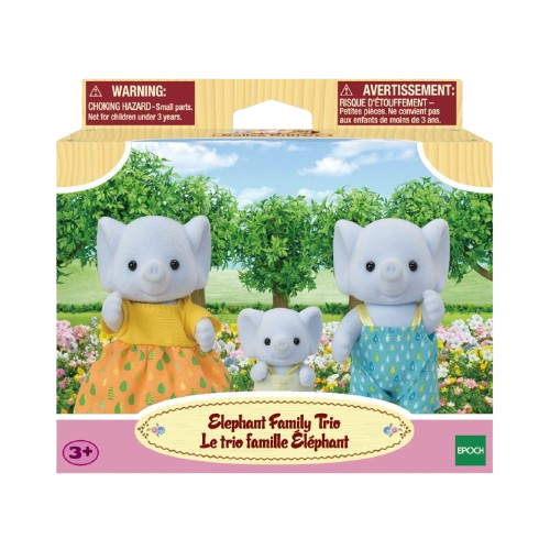 Calico Critters Elephant Family Trio