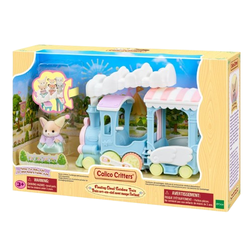 Calico Critters Floating Cloud Rainbow Train