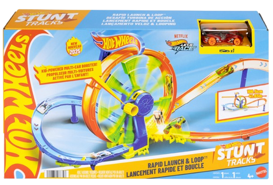 Hot Wheels Action Wheel Crank Crash Track Set (JBX65)