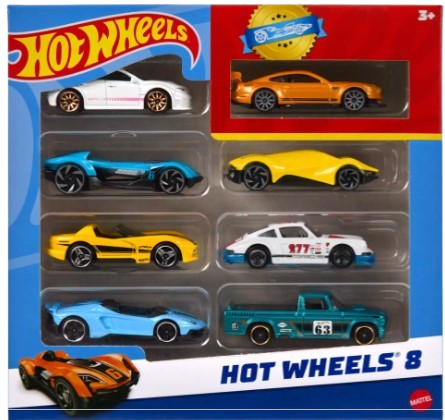 Hot Wheels 8-Car Gift Pack (HPV78)