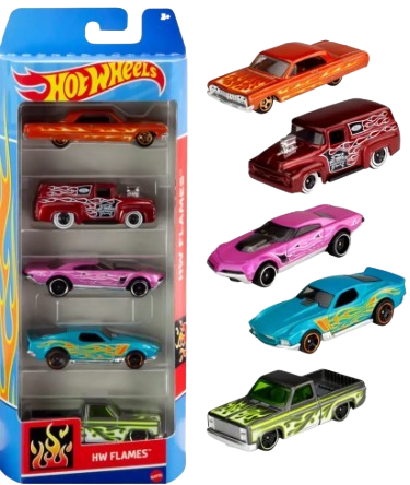 Hot Wheels 5-Car Pack Assortment - Styles Vary (01806)