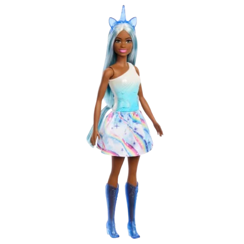 Barbie Dreamtopia Unicorn Doll with Blue & Purple Hair (HRR14)