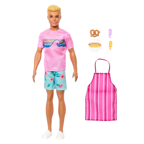 Barbie Mysteries: Beach Detectives Ken Doll (JFV65)