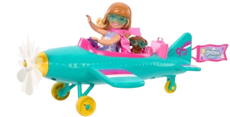 Barbie Chelsea Can Be Plane Doll & Playset (HTK38)