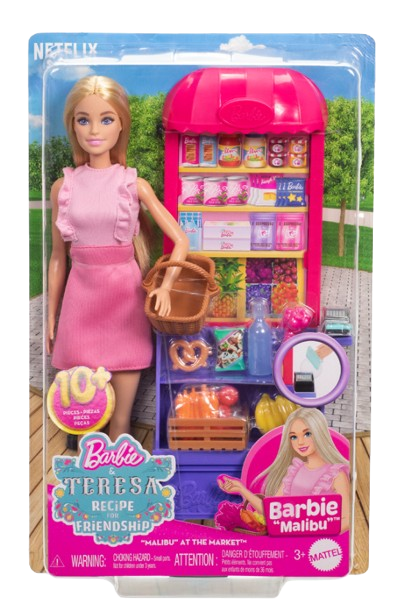 Barbie & Teresa Recipe for Friendship: Malibu at the Market Doll & Playset (JCT05)