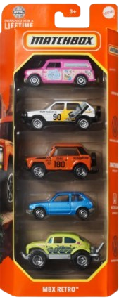Matchbox 5-Pack 1:64 Die-Cast Cars