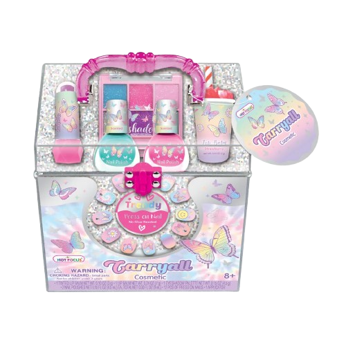 Hot Focus Carry All Cosmetic, Tie Dye Butterfly 048TB