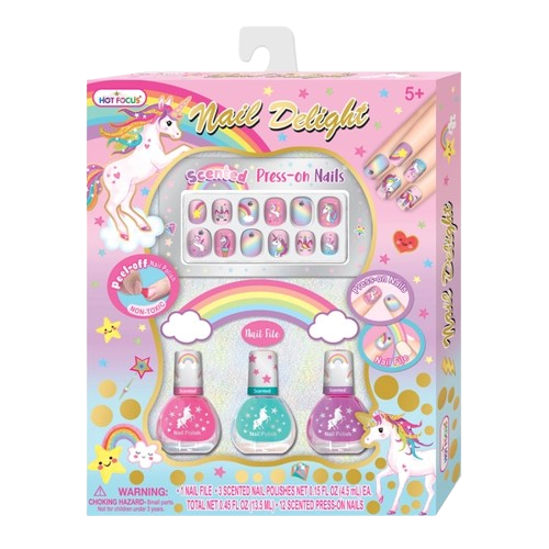 Hot Focus Nail Delight Set, Unicorn 023NUC
