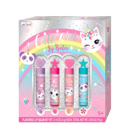 Hot Focus Caticorn Lip Balm Set 089CAT