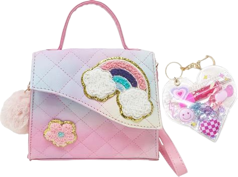 Fancy Crossbody Handbag, Rainbow 724RB