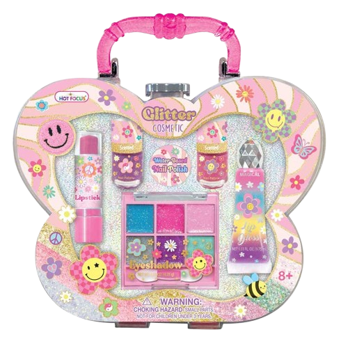 Hot Focus Glitter Cosmetic, Groovy Flower 068GF
