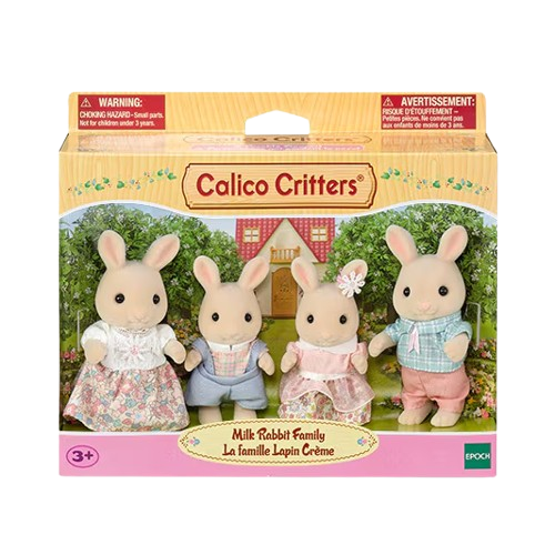 Calico Critters Milk Rabbit Family