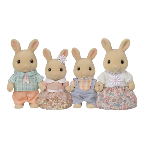 Calico Critters Milk Rabbit Family