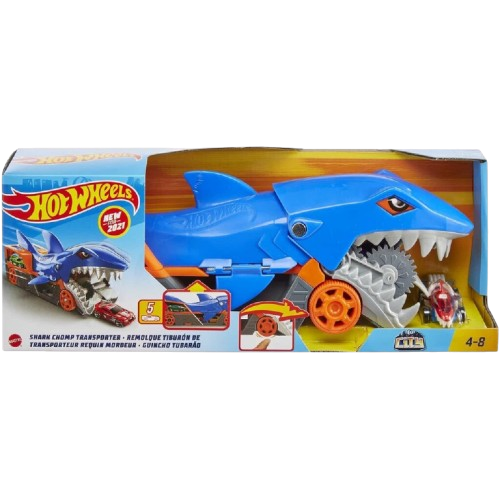 Hot Wheels Shark Chomp Transporter Playset (GVG36)