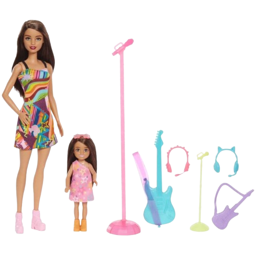 Barbie & Chelsea Pop Star Sisters Playset (HGM61)
