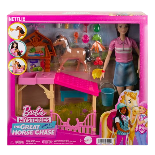 Barbie Mysteries: The Great Horse Chase Stable Playset (HXJ40)