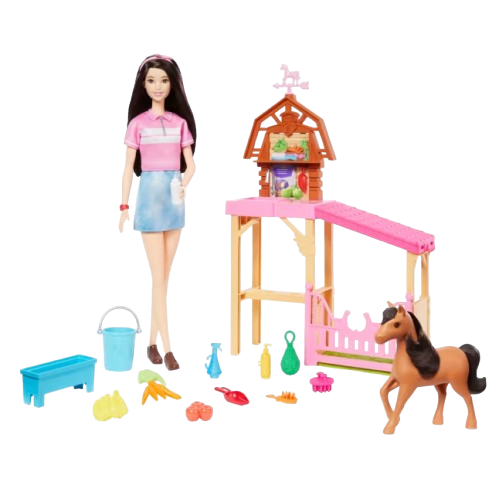 Barbie Mysteries: The Great Horse Chase Stable Playset (HXJ40)