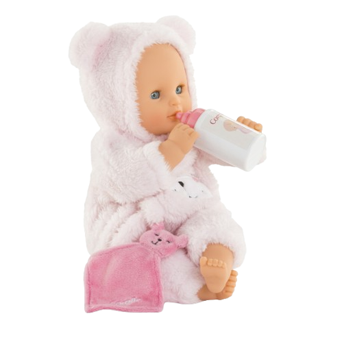 Corolle Bebe Calin Doll with Loving Teddy Bear (100720)
