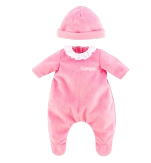 Corolle 14" Doll Pink Pajamas & Hat Outfit (141130)