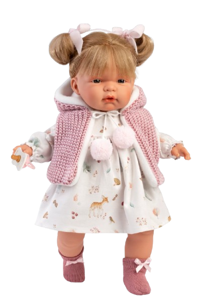 Llorens Clara 15" Crying Soft Body Doll (LL38354)
