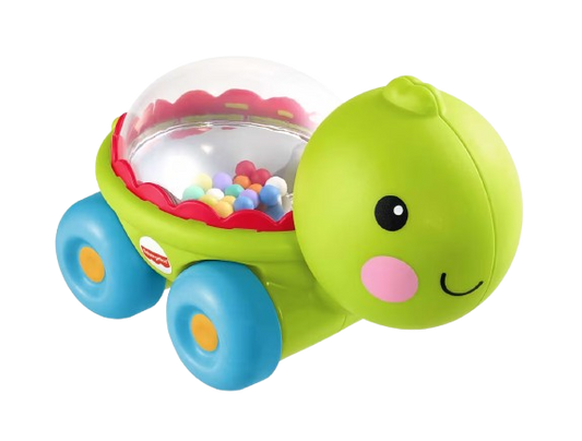 Fisher-Price Poppity Pop Turtle Push-Along Vehicle (HFG07)