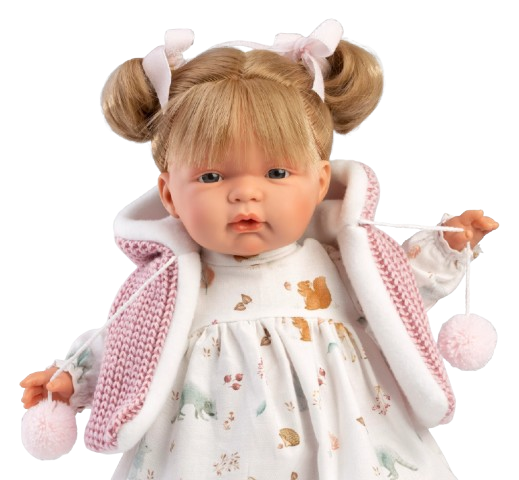 Llorens Clara 15" Crying Soft Body Doll (LL38354)