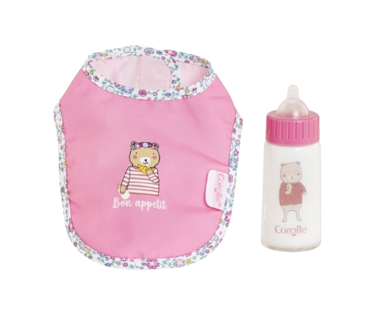 Corolle Bib & Magic Milk Bottle Set (141790)