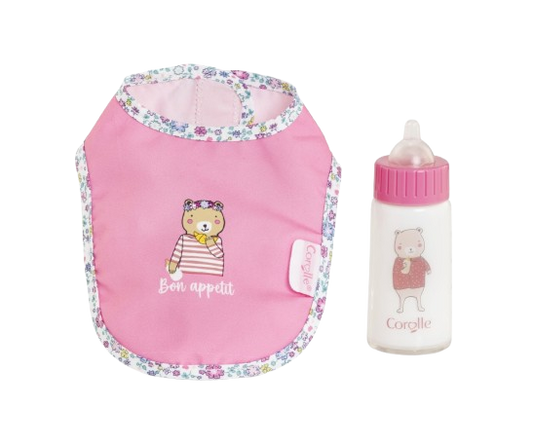 Corolle Bib & Magic Milk Bottle Set (141790)