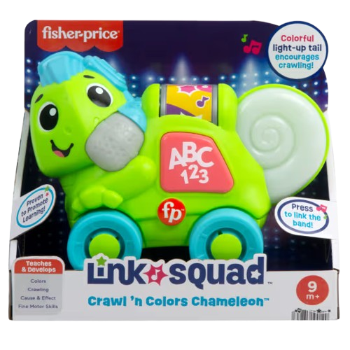 Fisher-Price Link Squad Crawl 'n Colors Chameleon (HTX01)