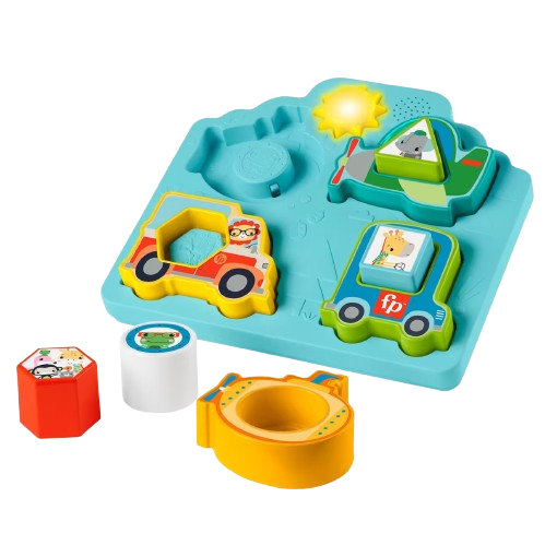 Fisher-Price Shapes & Sounds Vehicle Puzzle (HRP31)