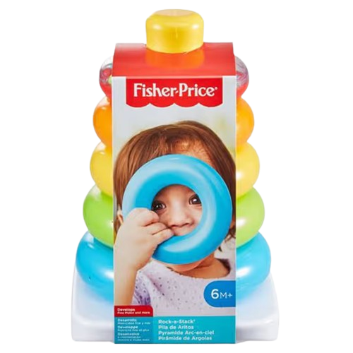 Fisher-Price Rock-a-Stack Ring Stacking Toy (GKW58)