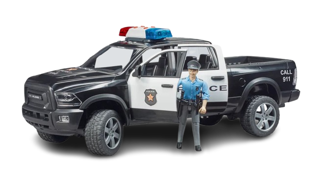 Bruder RAM 2500 Police Pickup with Officer (02505)